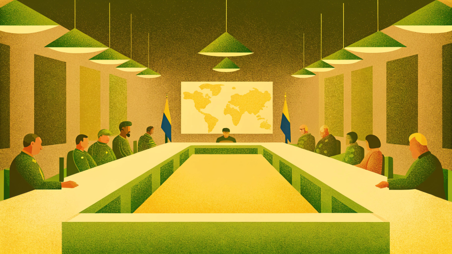 Cover image for European Leaders and Zelenski Meet Trump Amidst Uncertainty Over Ukraine Peace Plan