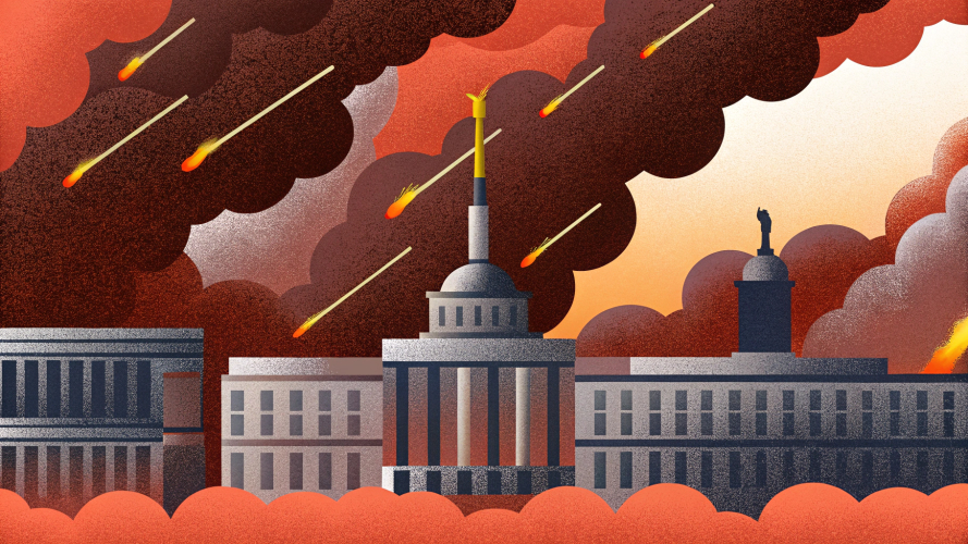Cover image for Kyiv and Other Ukrainian Cities Under Siege Amidst Massive Attack of Ballistic Missiles and Russian Drones