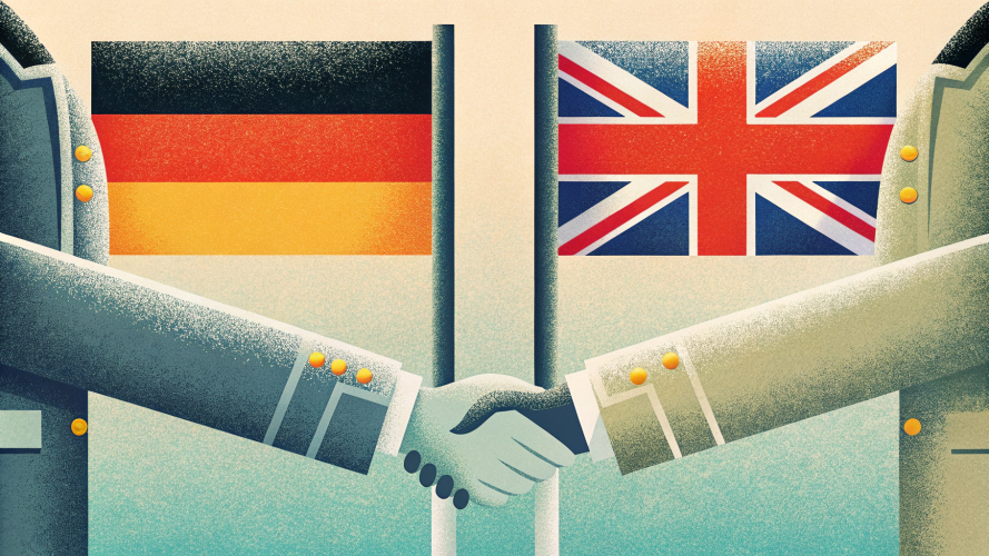 Cover image for Germany and the United Kingdom Forge Post-WWII Defense Pact