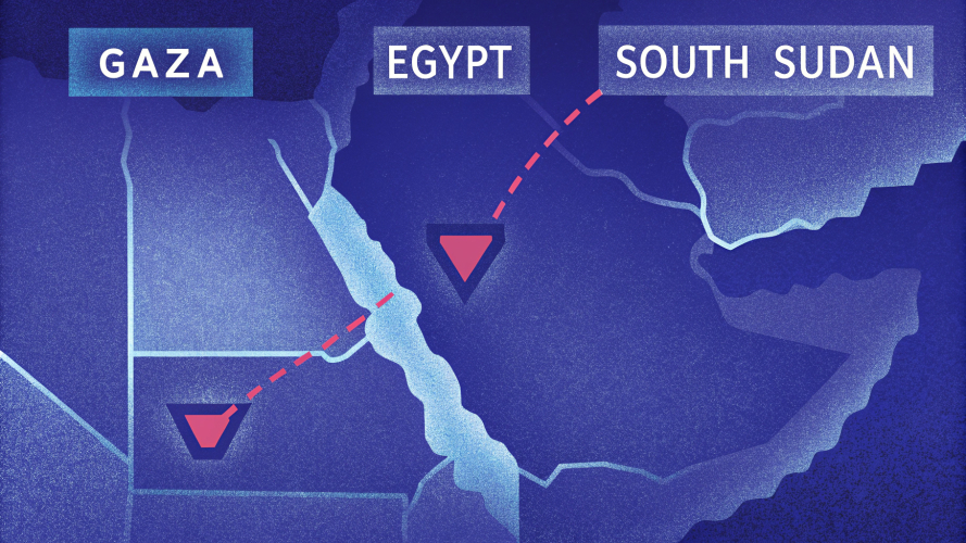 Cover image for Netanyahu's Controversial Plan: Expulsion of Palestinians to South Sudan